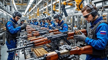 How Millions of AK-47 Rifles Are made in Factory| Inside Secret Factories