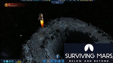 Surviving Mars Below and Beyond DLC on an Asteroid