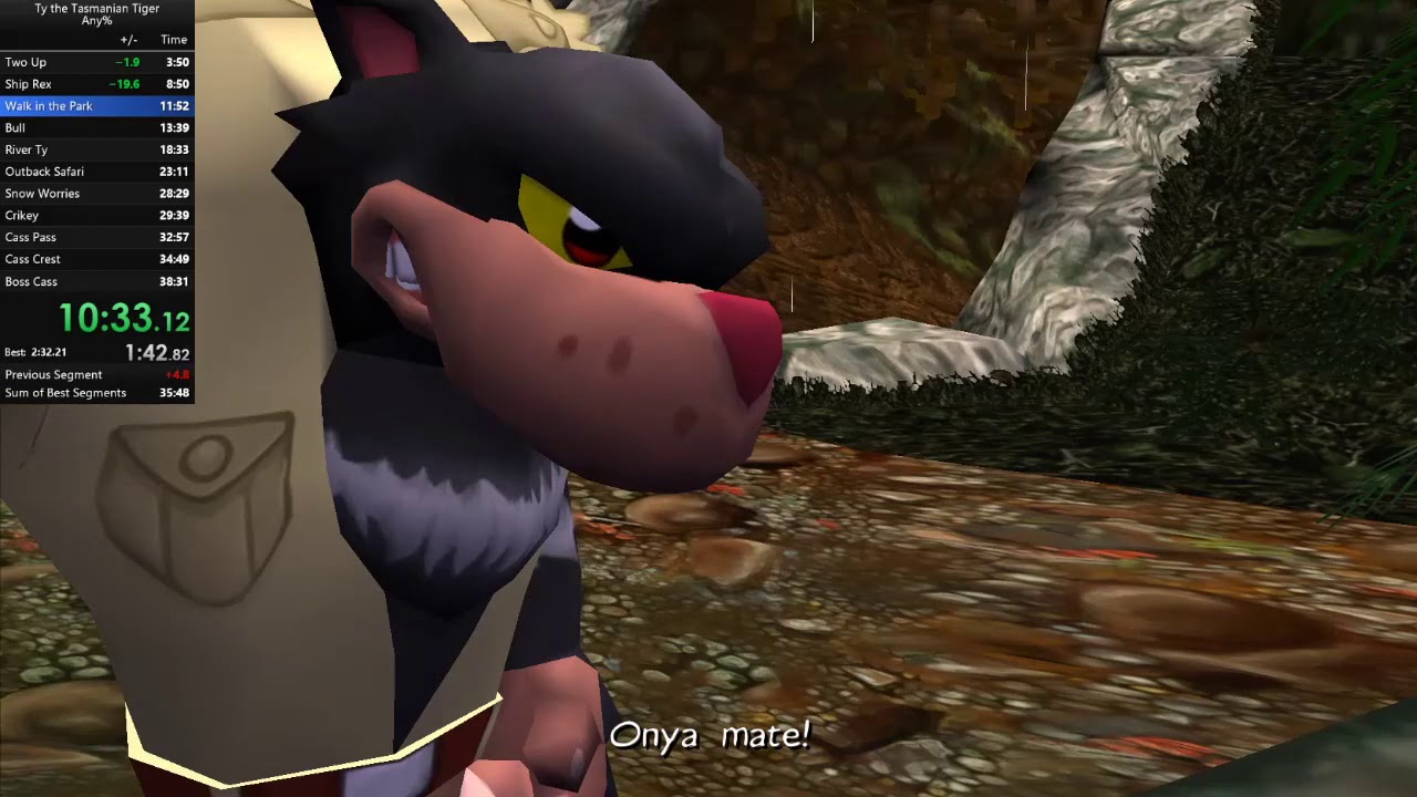 Ty The Tasmanian Tiger Speedrun