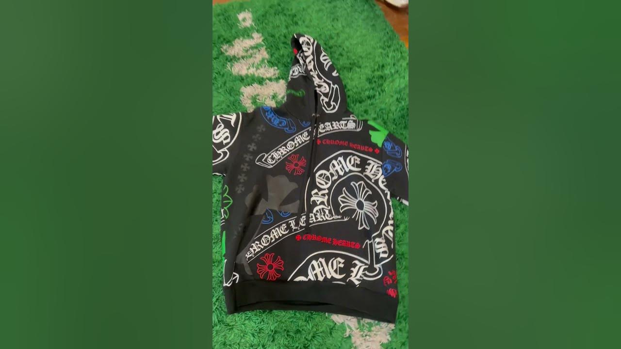 CHROME HEARTS STENCIL HOODIE #chromehearts #hoodie #fashion #foryou #chances