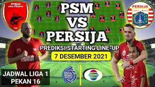 PSM VS PERSIJA Prediksi Starting Line-up || Jadwal Bri Liga 1 Live Indosiar