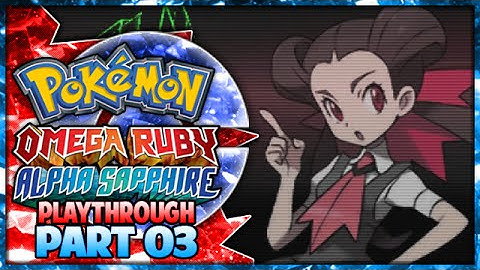 Pokemon Omega Ruby & Alpha Sapphire Playthrough Part 3 - Gym Leader Roxanne!