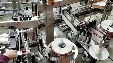 High Speed Non-stop Zero Downtime 3-Panel Wrap Labeling System