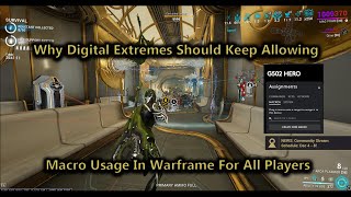 Why Digital Extremes Should Keep Allowing Macro Usage In Warframe For All Players