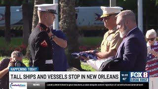 Sail 250 naval fleet makes its way to New Orleans