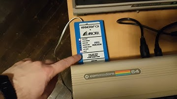 Using a dialup modem on a Commodore 64 to an IBM PS/1