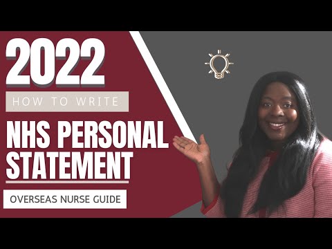 How to Write Personal Statement for NHS Jobs: A guide for Overseas Nurses and Carers