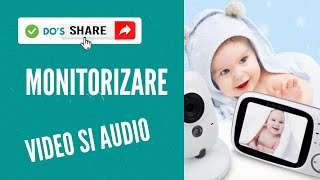 Baby Monitor si Camera Audio-Video Wireless Pentru Supraveghere Bebe -  YouTube