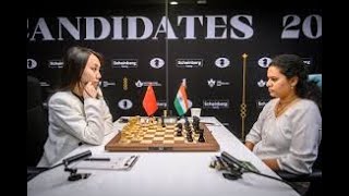 Humpy Koneru vs Ting Jie Lei | FIDE Candidates 2024