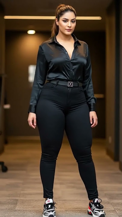 Power Walk in Style | All Black Outfit Goals 💥🔥 #Confidence#fashion #dubaiprince  #prettygir#lady