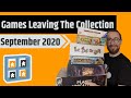 Games Leaving My Collection: September 2020 Update