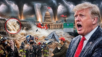 BENDUNGAN RAKSASA AS JEBOL!? Trump Umumkan Status Darurat, Banjir Mengerikan Terjang Washington