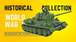 TANQUE RUSO 🇷🇺 T34-85 | WORLD WAR II - COBI 2542