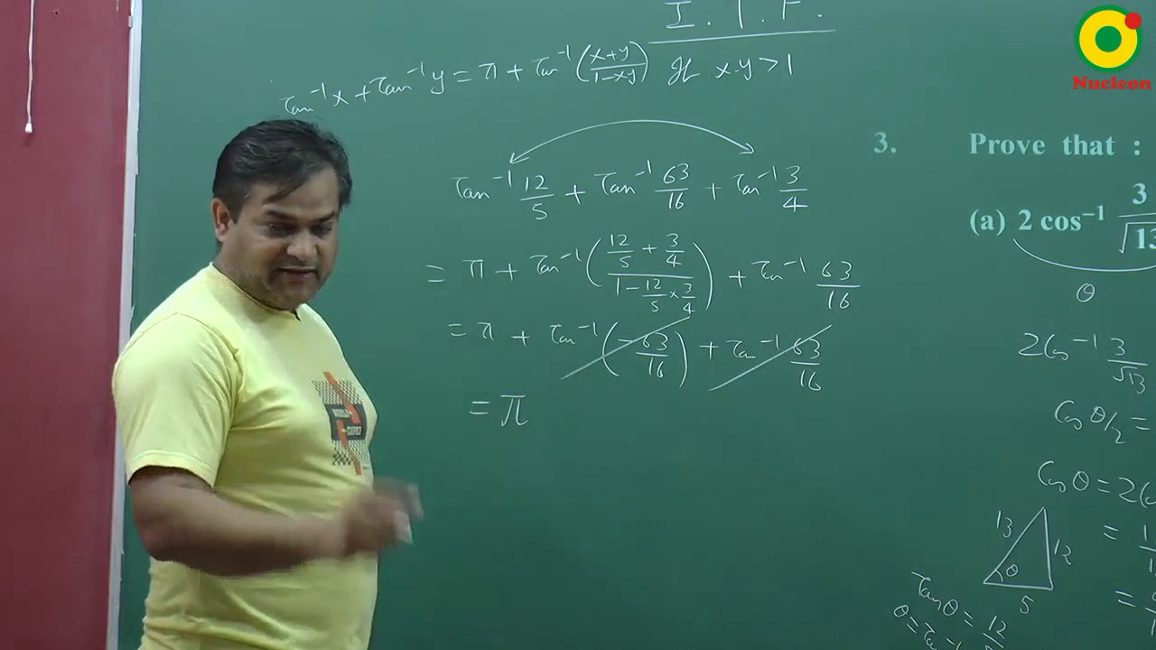 ITF -02 problem solving by AS sir B. Tech. IIT Guwahati @ Nucleon IIT ...