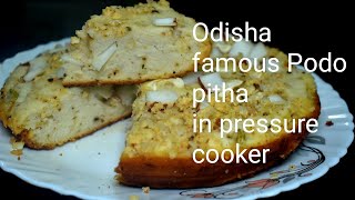 poda pitha in pressure cooker 9