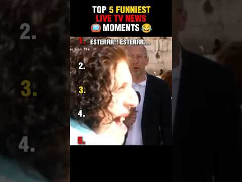 TOP 5 FUNNIEST LIVE TV NEWS MOMENTS #shorts