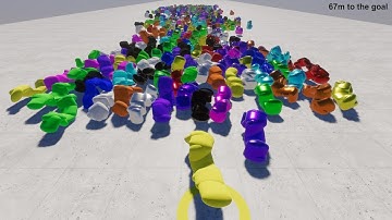 Worm Sprint Race in Unity