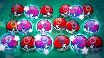 We Catch a Shiny Pokemon of every Type, then battle!