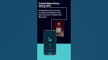 Doordeck Contactless NFC door access control burgundy tile #shorts