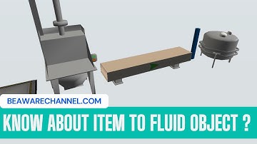 Convert Item To Fluid | Fluid Simulation | flexsim tutorial for beginners | flexsim basics | Leansim