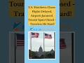 U.S. Government Shutdown Impact on Travel: Flights, TSA Delays, and Tourist Closures Explained #reel
