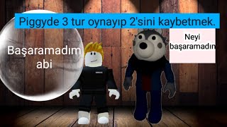 PİGGYDE GALERİ VE ORMAN OYNAYIP KAZANAMAMAK! Roblox Piggy