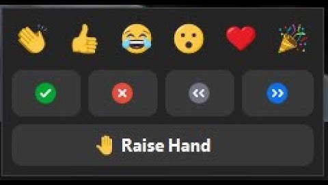 Zoom Persistent Nonverbal Feedback