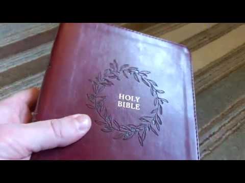 Unboxing a KJV Open Bible Expanded Edition New Old Stock