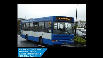 Classic Allison AT545 | St Ives Bus Company Dennis Dart Plaxton Mini Pointer 2 X581MBH on Route 1