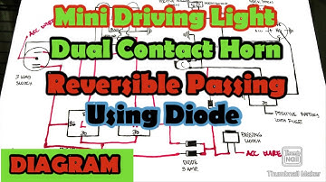 MDL Dual Contact Horn Reversible Passing using Diode
