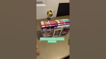 These are the DVDs that sell the best! #short