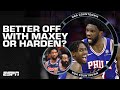 Will Maxey &amp; Embiid go FARTHER than Harden &amp; Embiid? 👀 &#39;HELL YEAH!&#39; - Perk | NBA Countdown