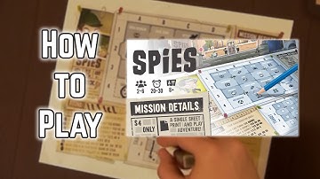 Sabotage your friends: Spies! the simple, quick, print-and-play party board game (How to Play)