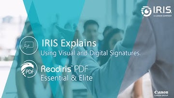 Readiris PDF - How to create and sign a PDF 2025