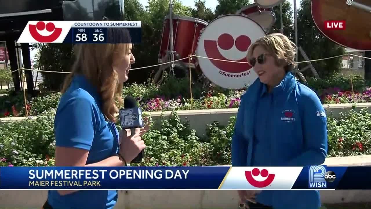 Summerfest Opening Day arrives - YouTube