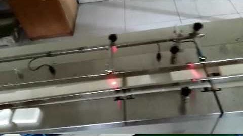 Rice cake pieces of automatic material packaging line