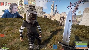 xQc Meets the Kraken on the OTV RP Rust Server