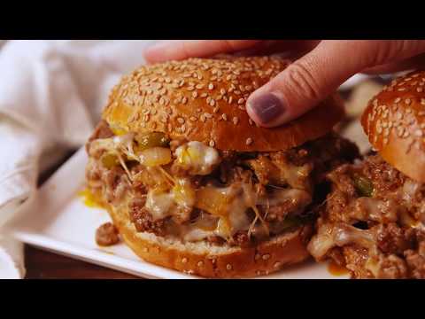 Philly Cheesesteak Sloppy Joes | Delish
