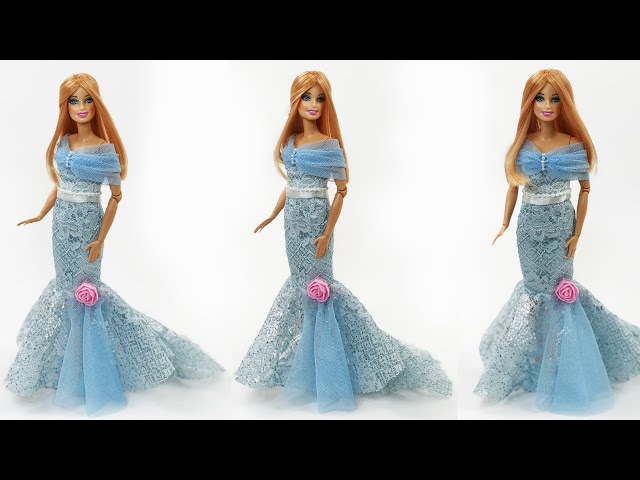 Mermaid Gowns for Silkstone Barbie, fashion royalty, 12 fashion doll  clothes - Dolls & Action Figures