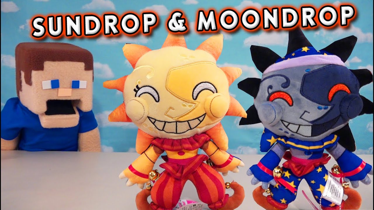 New Sundrop Moondrop FNAF Plush Toys Daycare Attendant Five Nights At  Freddy's Foxy Freddy Stuffed Gift