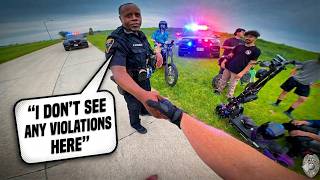 Getting ROLLED By The COPS on our "Adult Only" Group Ride