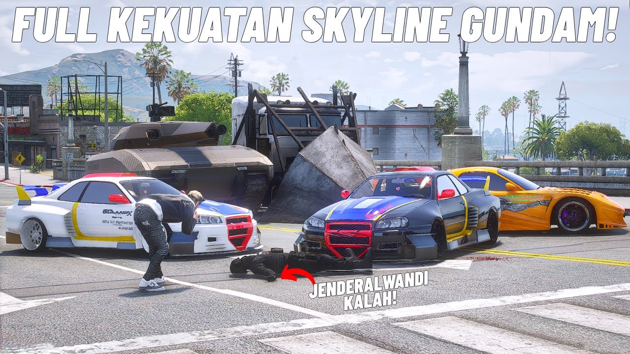 KEKUATAN GUNDAM V2 MAKIN TAK TERKALAHKAN SAATNYA AMBIL SKYLINE GUNDAM DARI KEPOLISIAN