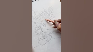 Shree Krishna Drawing : Colour Pencil Drawing / Mic Arts / Kahna / How to Draw / Radha Krishna / Art