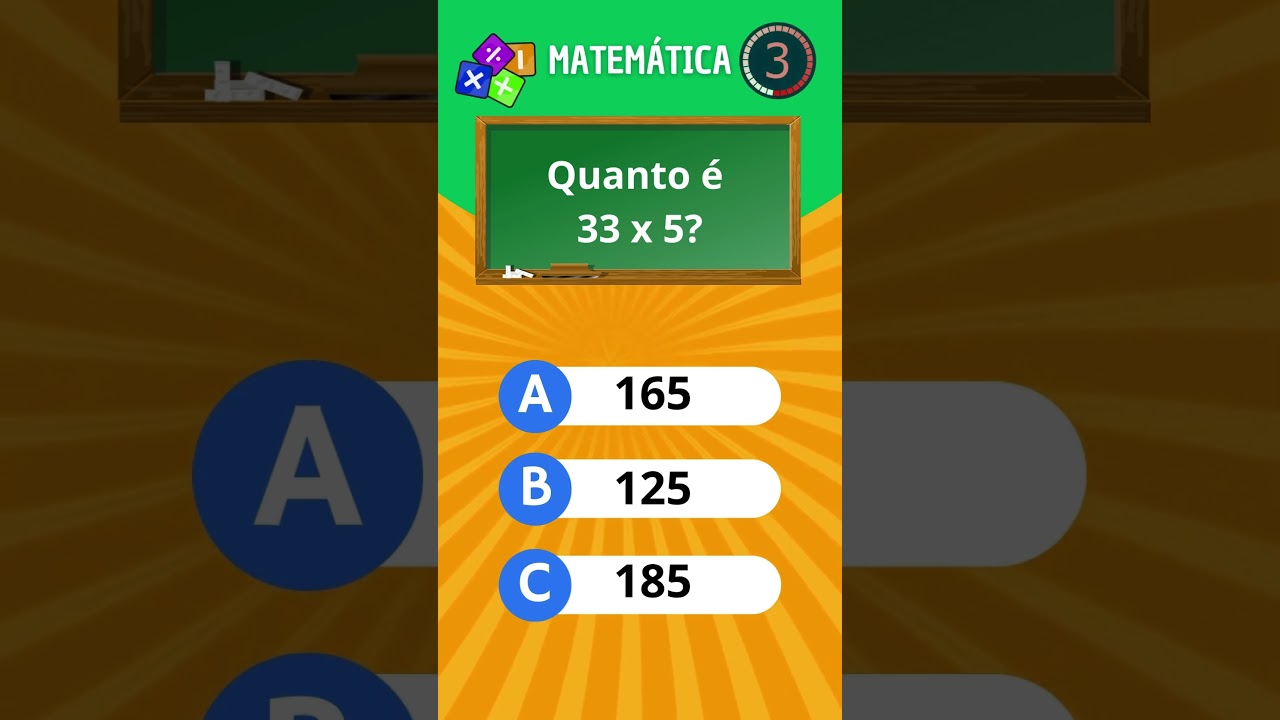 QUIZ MATEMÁTICO! #matematica #matematicas #matematicastiktok #quiz #qu