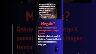 La JUSTICE FAIT DÉGONFLER LE MELON DE G. ATTAL. On ne peut pas privatiser le français. ET BIM!