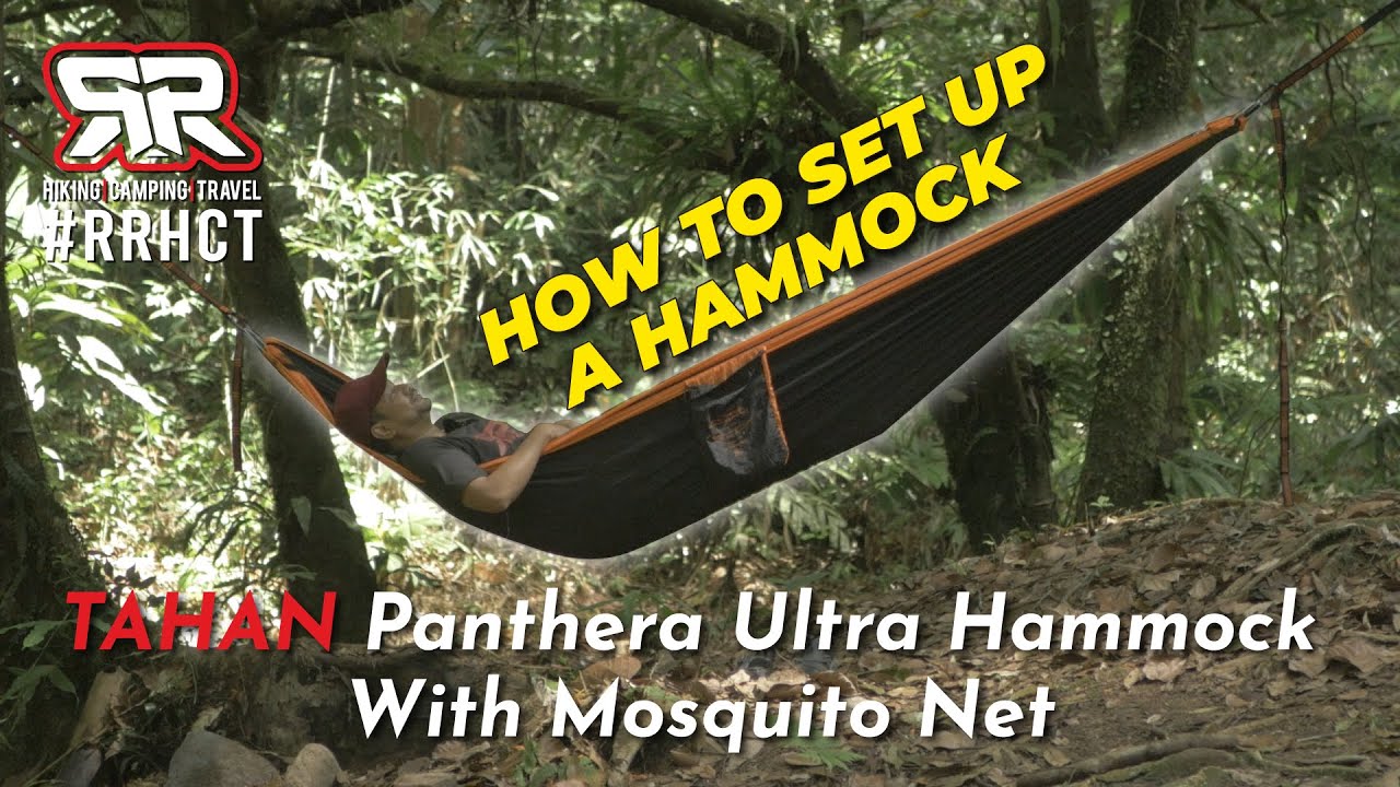 Cara MUDAH pasang Hammock TAHAN Panthera Ultra Hammock Mosquito Net: Adakah Ini Hammock Terbaik?