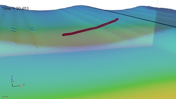 Modeling dynamic free ends of mooring lines - heavy rope