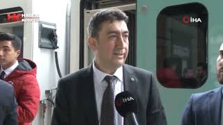 İlk Milli Elektrikli Tren Seti Vatandaşların Ziyaretine Açıldı