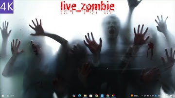zombie live wallpaper for windows 10 /11 | anonymous shadow