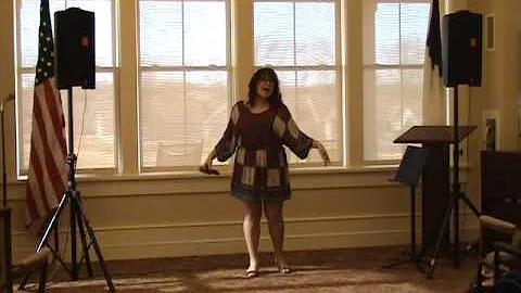 "Don't Rain on My Parade"  sung by Cristina Duffey...